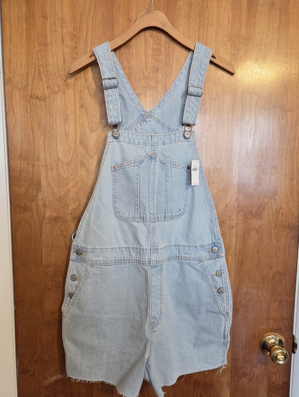 Old Navy Light Blue Denim Shortalls